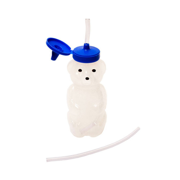 Honey Bear with Straw