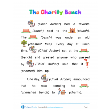 Buy CH Articulation Stories | The Speech Practice